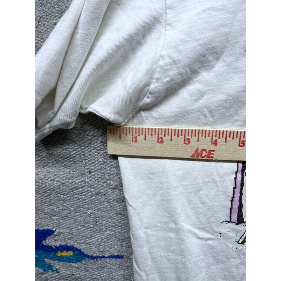 Vintage 80s Paradise club ducks chilled Monterey Single stitch t shirt Large - Picture 5 of 8